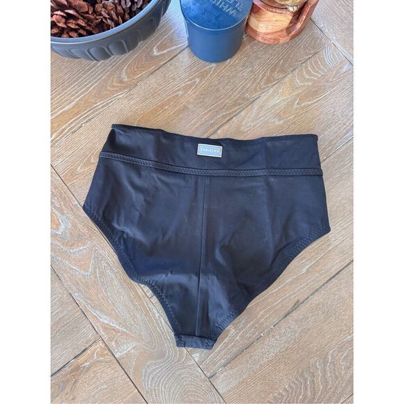 Fabletics Boardwalk High-Waisted Swim Bottom in Black Size Medium - Picture 4 of 9